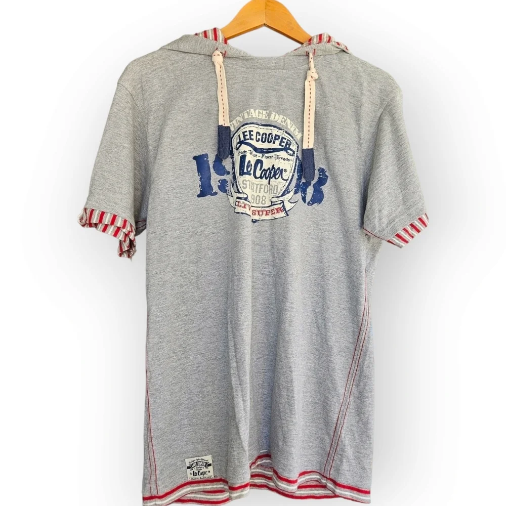 Lee Cooper | Unisex Shirt With Hood |Size Medium |  NWT - Picture 9 of 9